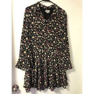 Jason Wu Painterly Floral Shirtdress